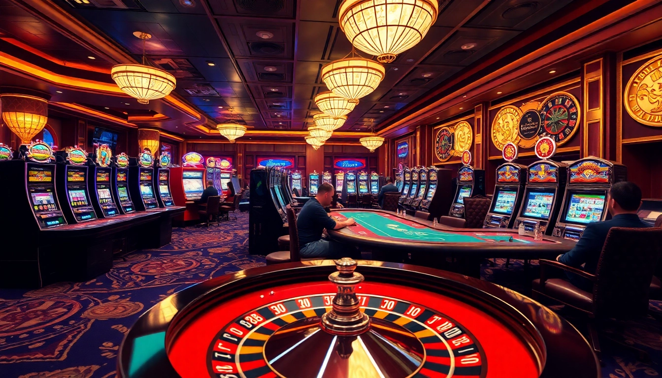 Engaging casino action showcasing nhà cái fun79 with vibrant tables and dynamic gameplay.